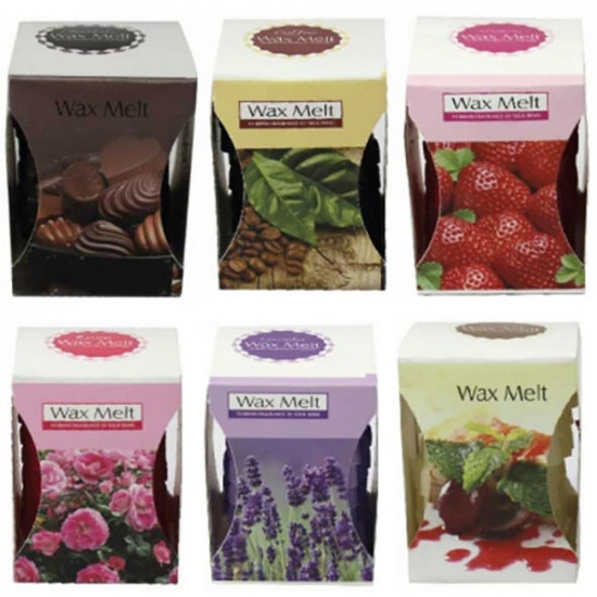 Set Of 6 Wax Melts Scented Fragrance Tarts Oil Burner Aroma Gift Set Tea Light image