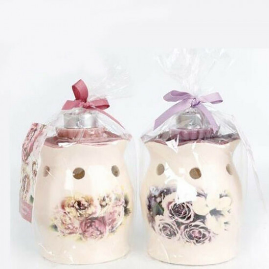 Scented Oil Burner Wax Tealight Candle Tarts Scent Melts Granules Simmering New Household, Home Furniture image