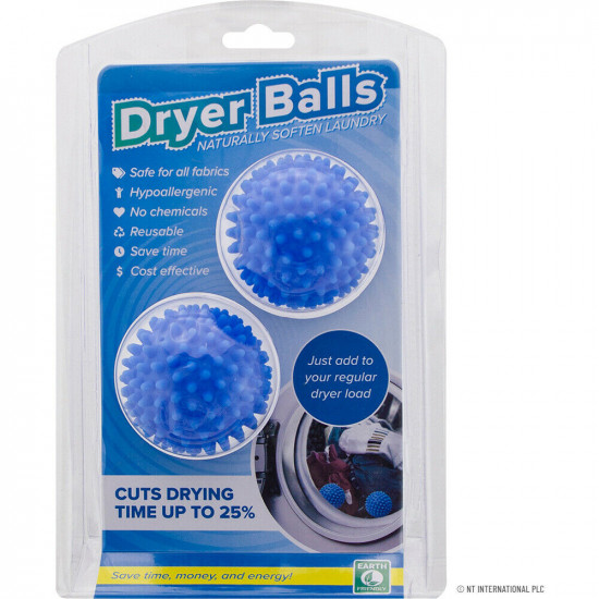 New 4Pc Laundry Dryer Balls Tumble Natural Reusable Washing Drying C Softener Household, Laundry Products image