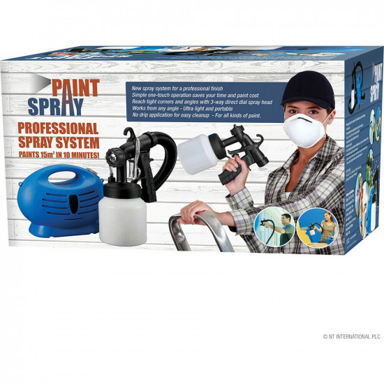 New Paint Spray Professional System 3 Dial Spray Head Decor Tank Painting Tool image