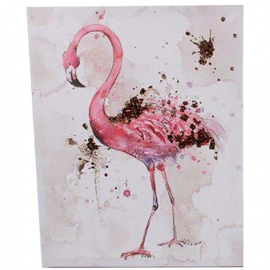 40Cm Flamingo Painting Modern Art Home Decoration Wall Hanging Bird Wildlife New Household, Miscellaneous image