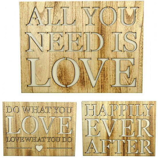 40Cm Wooden Cut Out Word Plaque Sign Wall Hanging Home Decor Ornament Xmas Gift Household, Miscellaneous image