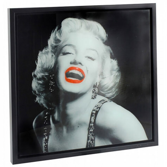 Marilyn Monroe Glitter Wall Art Picture Frame Hanging Deco Home Modern Gift New image