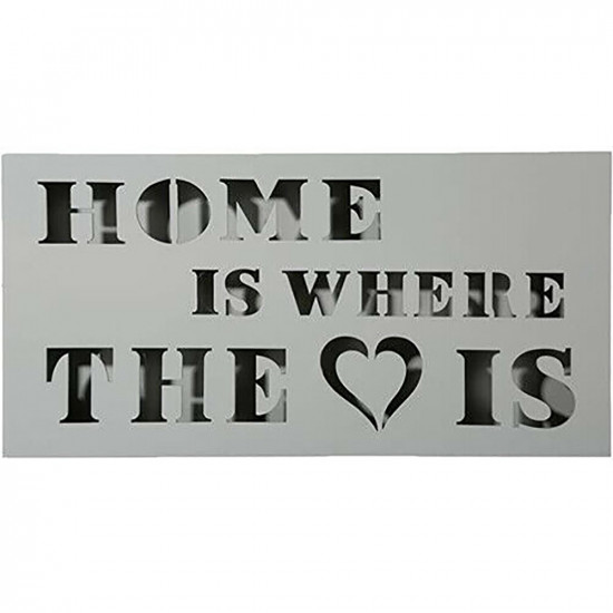 New 10 Led Grey Wooden Home Is Where The Heart Is Plaque Home Decor Xmas Gift Household, Miscellaneous image