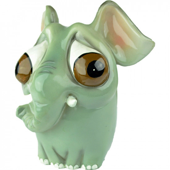 New Ceramic Elephant Piggy Bank Fun Novelty Savings Kids Fun Ornamnet Xmas Gift image