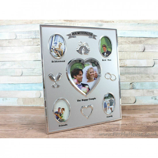 New Our Wedding Day Home Frame Pictures Decoration Couple Love Gift Memories image