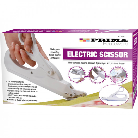 New Electric Scissors Cordless Portable Craft Fabric Automatic Cutting Handheld image