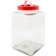 New Squared Glass Storage Jar Kitchen Food Organiser Lid Container Corners Box Household, Storage Containers image