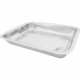 Baking Tray Stainless Steel Deep Roasting Oven Pan Grill Bake Cook Dish New Kitchenware, Bakeware image