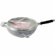 New 26Cm Non Stick Wok Cookware Saucepan With Lid Cooking Kitchen Handle Cook image