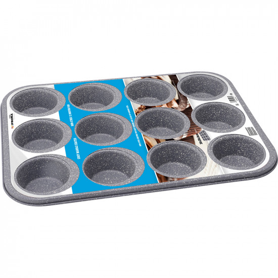 Non Stick Carbon Steel Cookie Muffin Cake Loaf Pizza Bake Pie Baking Roast Tin image