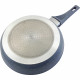 New 24Cm Non Stick Frying Pan Cooking Kitchen Handle Stir Cook Marble Coated image