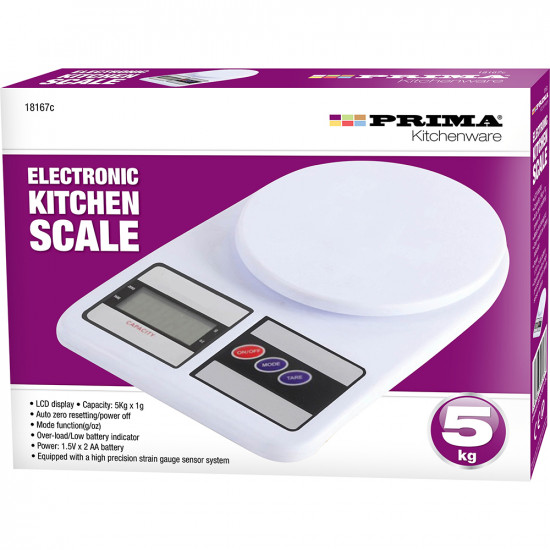New 5Kg Electronic Kitchen Scale Lcd Weighing Food Diet Weight Balance Cooking Kitchenware, Cookware image
