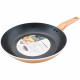 New Copper Effect Aluminium Non Stick Frying Pan Saucepan Cooking Kitchen Kitchenware, Cookware image