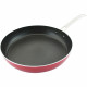 Non Stick Red Metallic Frying Pan Kitchen Cookware Aluminium Frypan Cooking New image