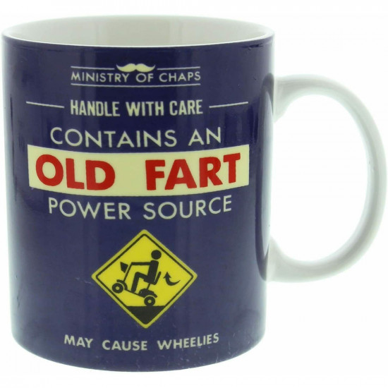 Ministry Of Chaps Old Fart Tea Mug Coffee Novelty Mugs Gift Set Home Kitchen New image