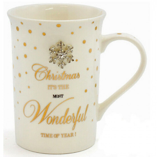 New Christmas It'S The Most Wonderful Time Of The Year Mug Coffee Tea Xmas Gift image