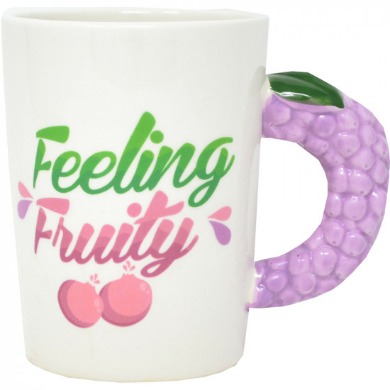 New Feeling Fruity Grapes Coffee Tea Hot Drinks Mug Cup Xmas Gift Kitchen Handle image