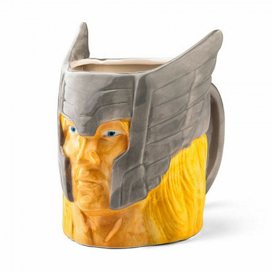 New Marvel Thor Molded Mug Tea Coffee Hot Drinks Kitchen Cup Novelty Xmas Gift Kitchenware, Glassware image