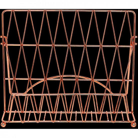 New Copper Wire Recipe Stand Kitchen Baking Cooking Storage Home Decor Xmas Gift image