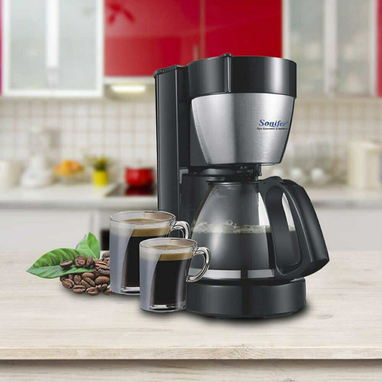 New 12 Cup Coffee Maker Espresso Kitchen 800W Drinking Hot Drink Machine Gift Kitchenware, Tools & Gadgets image