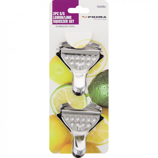 New 2Pc Stainless Steel Lemon Lime Squeezer Set Juicer Hand Press Extractor Tool Kitchenware, Tools & Gadgets image