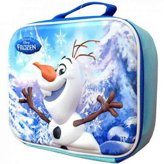 Disney Frozen Olaf Eva 3D Lunch Bag Insulated School Kids Food Xmas Gift New Seasonal image
