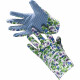 4 Pairs Ladies Gardening Gloves Floral General Working Home Cotton Garden New image