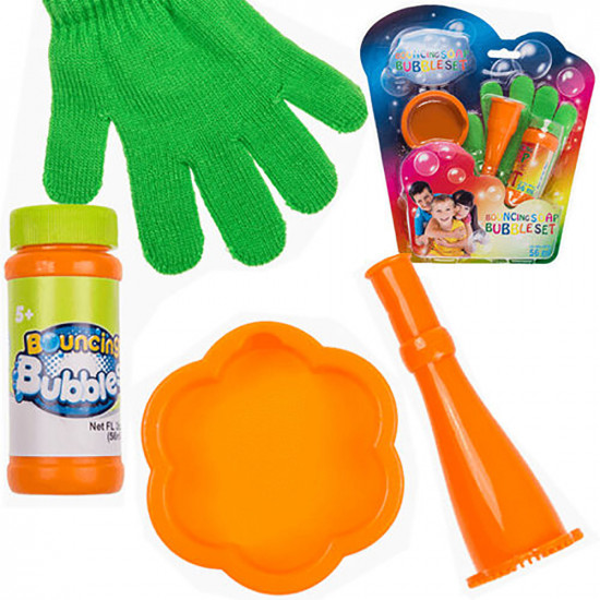 Juggle Bubble Bouncing Bubbles Blowing Kids Outdoor Summer Activity Kit Set New Seasonal, Garden & Outdoor image