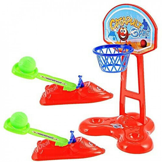 New Catapult Basketball Game Fun Activity Kids Table Top Finger Toy Xmas Gift image