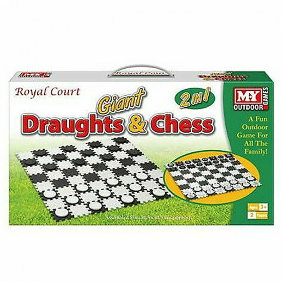 New Droughts & Chess Outdoor Garden Games Kids Family Fun Activity Toy Xmas Gift image