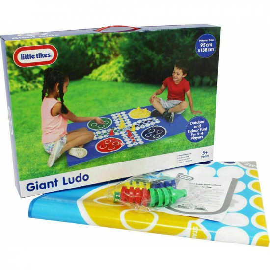 New Giant Ludo Outdoor Garden Games Kids Family Fun Activity Toys Children Game Seasonal, Garden & Outdoor image