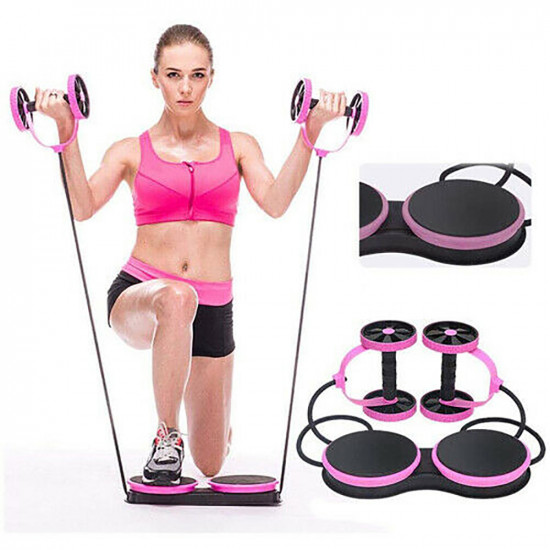 Multi Functional Health Abdominal Fitness Equipment Training Stretching Wheel image