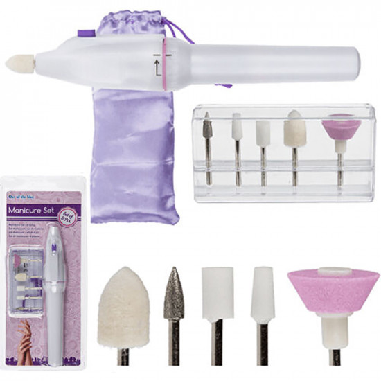 Electric Manicure Pedicure Nail Art Beauty Care File Polish Drill Tool Kit Set Seasonal, Manicure image