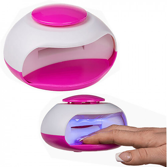 Uv Light Portable Nail Dryer Toe Varnish Paint Hand Polish Fan Blower Manicure image