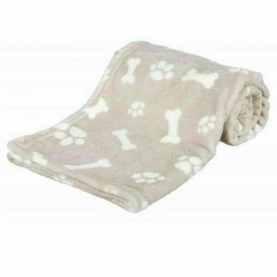 Soft Micro Fibre Blanket Paw Bone Pet Dog Puppy Warm Cosy Fleece 70Cm X 100Cm Seasonal, Pet Accessories image