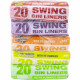 New Pack Of 100 Swing Bin Liners Scented With Tie Handles Heavy Duty Rubbish image