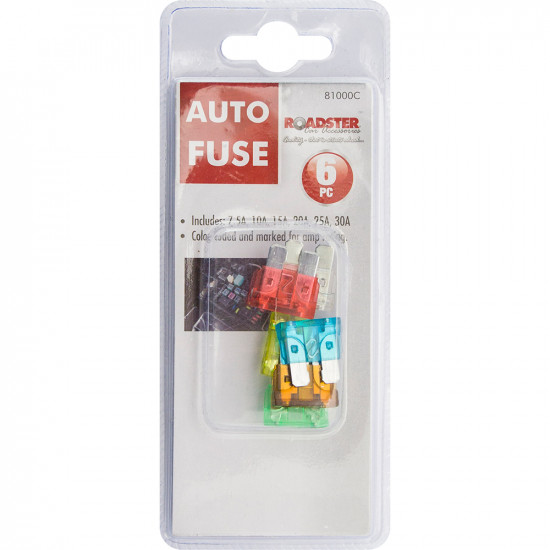 60Pc Car Mini Plug-In Fuse Set All Popular Size 7.5,10, 15, 20, 25, 30 Fuses New image