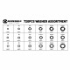 720Pc Washer Assortment Star Circle C Type Rust Resistant In Storage Case Diy Tools & DIY, Assortments image