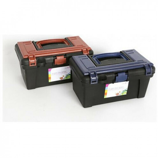 New Mini Craft Case Storage Box Organiser Tool Carry Case Heavy Duty Handle Tools & DIY, Assortments image