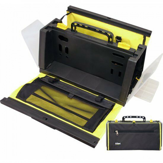 Rolson Foldable Tool Box Bag Carry Case Holdall Durable Diy Multi Set Toolbox Tools & DIY, Assortments image