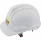 New White Hdpe Safety Helmet Building Construction Hardhat Bump Cap Comfort Tools & DIY, Building Tools image
