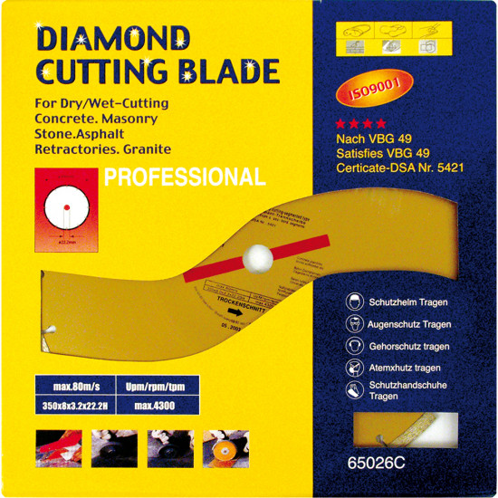 New Diamond Cutting Blade Cutting Disc Angle Pro Granite Dry Wet Construction Tools & DIY, Cutting Tools image