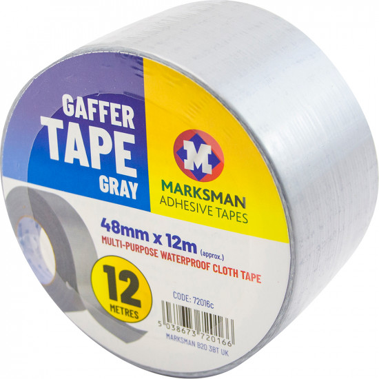 10 X Grey Gaffer Tape Duct Gaffer Strong Waterproof Cloth Multipurpose 48M X 12M Tools & DIY, General Hardware image