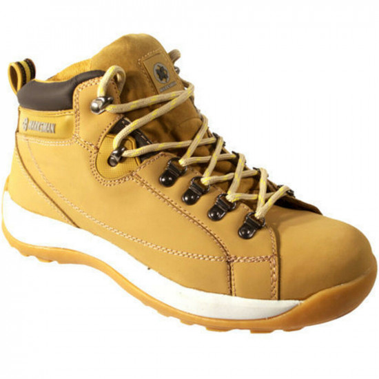 Mens Womens Safety Trainers Shoes Boots Work Steel Toe Cap Ankle Size Ladies Honey Boot image