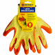 New Set Of 12 Latex Coated Builders Garden Work Gardening Gloves Large Grip Workwear, Work Gloves image