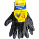 New Set Of 12 Nitrile Coated Gloves Gardening Mechanic Builders Grip X-Large Workwear, Work Gloves image