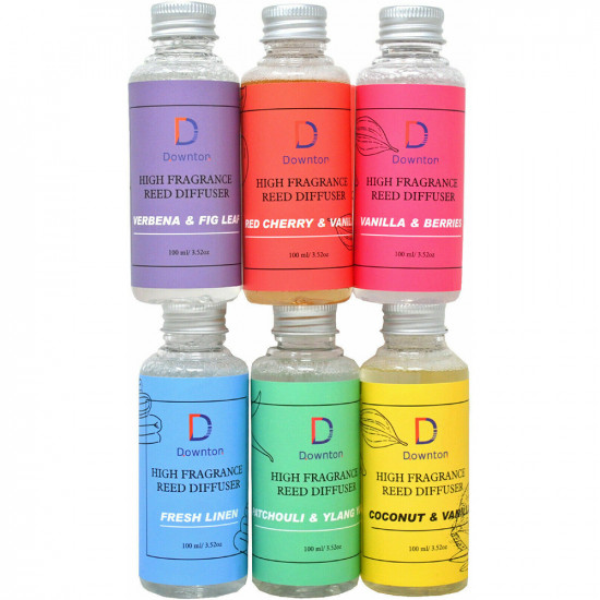11 X Reed Diffuser Oil Bottle Aromatic Fragrance Refill Scent Freshener 100Ml Dt