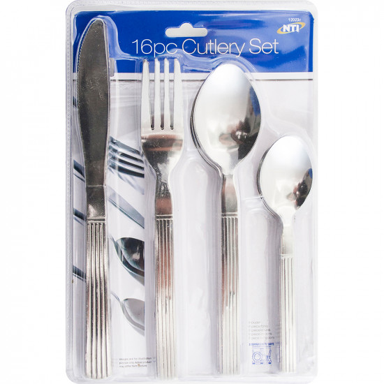 New 32Pc Cutlery Set Kitchen Stainless Steel Tableware Dining Kit Spoon Fork