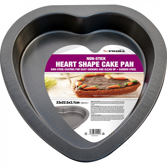 New Non Stick Heart Shape Cake Pan Baking Tray Roasting Kitchen Bake Tin Oven image